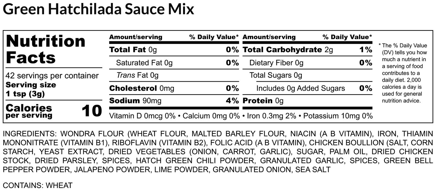 Green Hatchilada Sauce Mix (4.2 OZ)